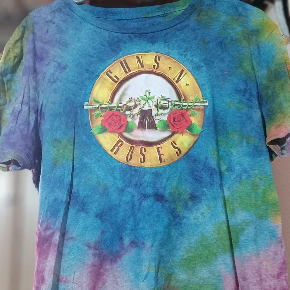 Tie dye Guns N roses (large) T! *Unisex